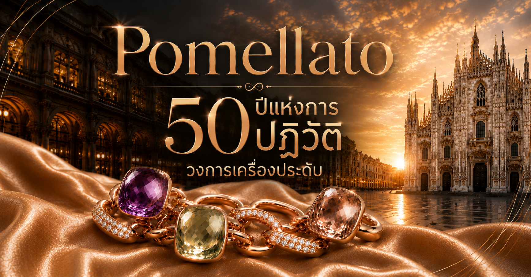Pomellato: 50 ปีแห่งการปฏิวัติวงการเครื่องประดับ