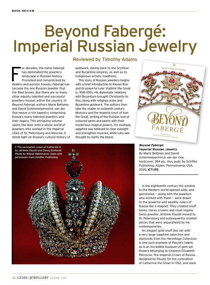 Beyond Fabergé: Imperial Russian Jewelry