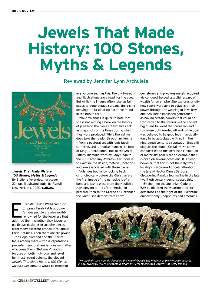 Jewels That Made History: 100 Stones, Myth & Legends