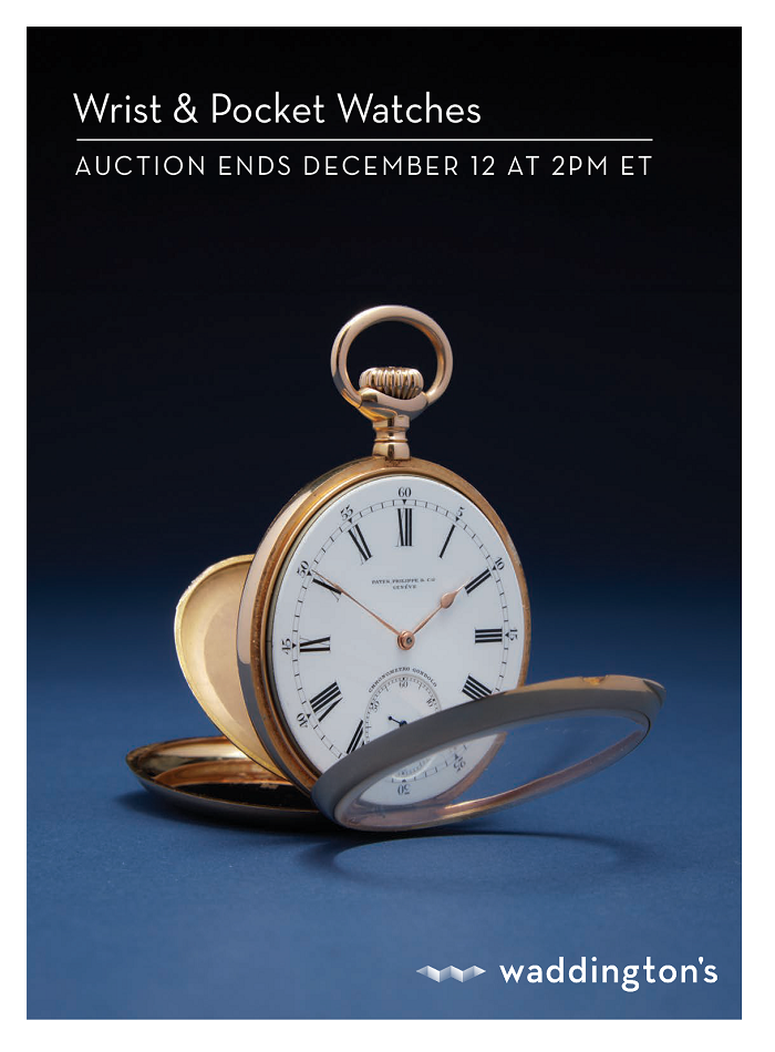 Waddington's Wrist & Pocket Watches (December 7 - 12, 2024)